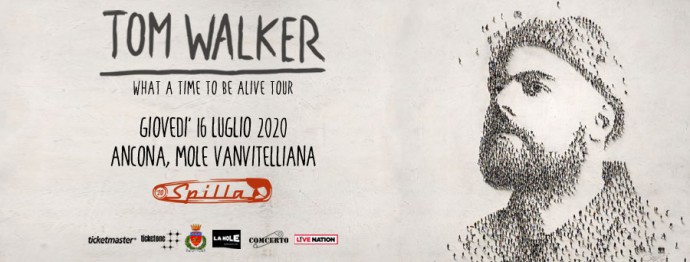 Tom Walker protagonista di Spilla 2020 ad Ancona, Corte Mole Vanvitelliana